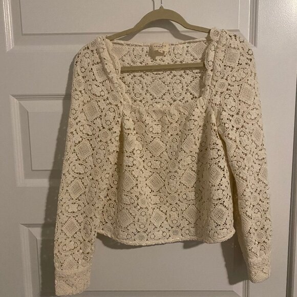 Sézane Alvere Blouse in Ecru - Picture 4 of 10